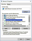 Choose Internet Protocol Version 4 and click Properties