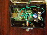 a later, less cluttered version of the project box
