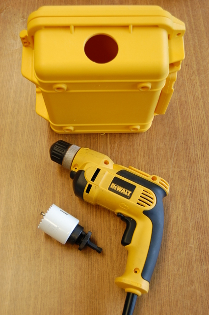 Drilling Hole for Portal Fittings.JPG